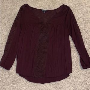 American Eagle 3/4 sleeve top